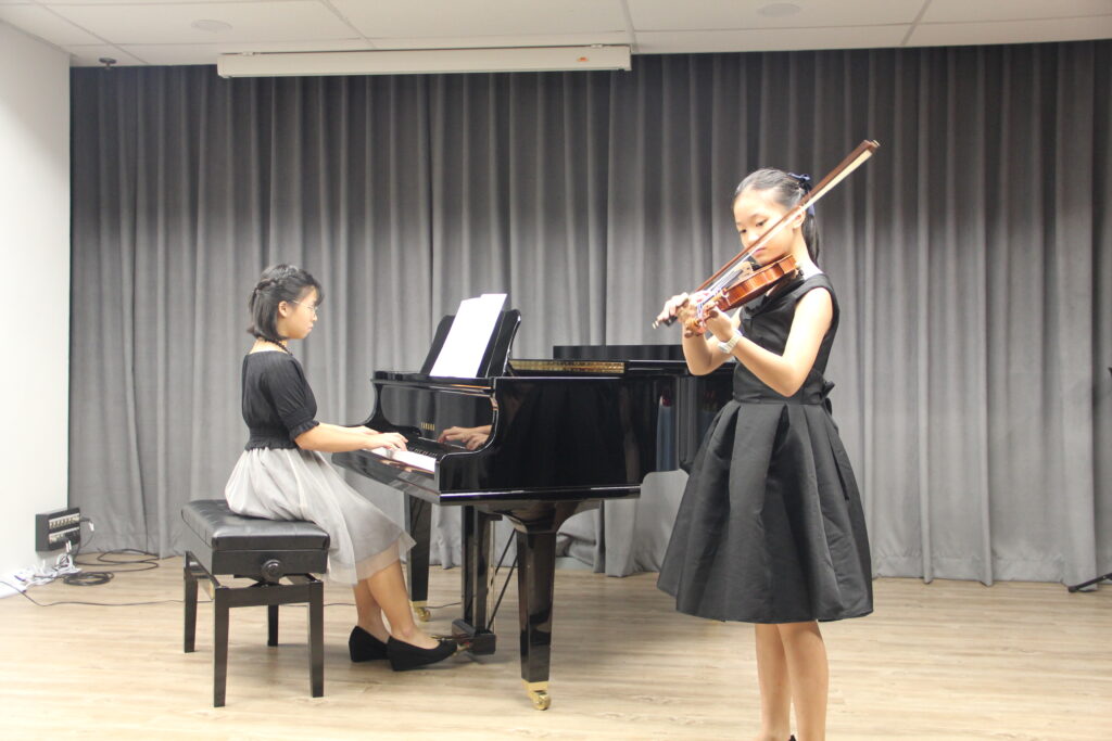 Piano student at Cephas Music School, Clementi