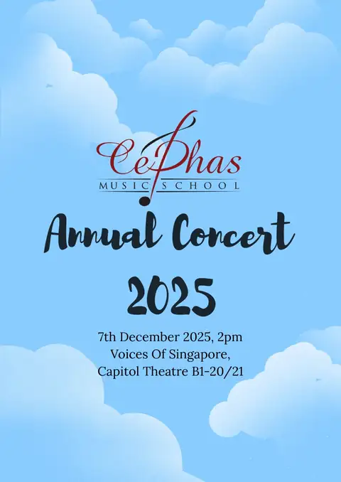 Annual Concert 2025 poster