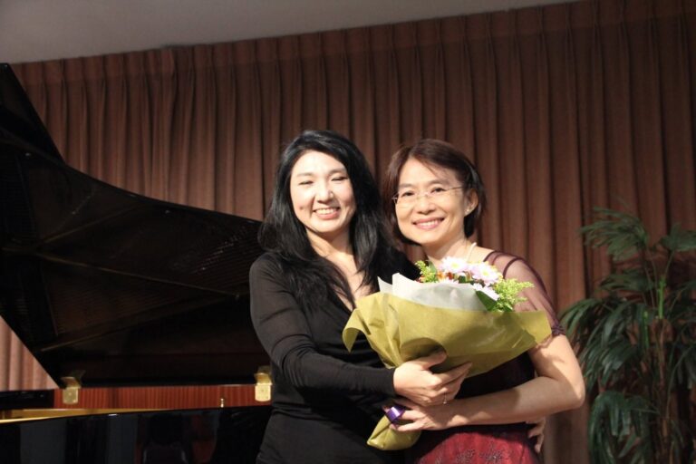 Cephas Music School, Dualist in Recital 2015, Dr. Andjelita Chendra with a student