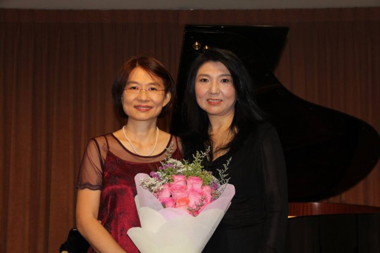 Cephas Music School, Dualist in Recital 2015, Dr. Andjelita Chendra with a student