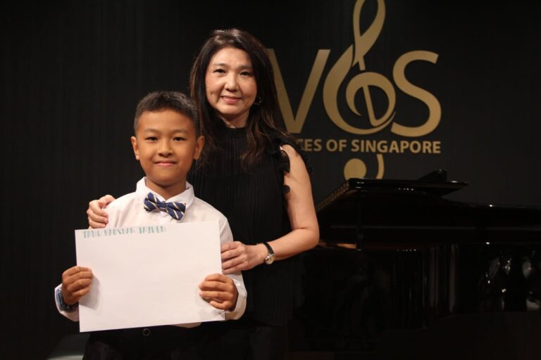 Cephas Music School, Annual Concert 2025, Dr. Andjelita Chendra with a student