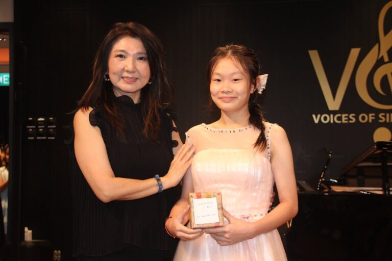 Cephas Music School, Annual Concert 2025, Dr. Andjelita Chendra with a student