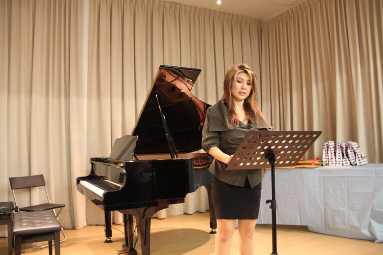 Cephas Music School, Annual Concert and Prize-Giving Day 2017, Dr. Andjelita Chendra with a student