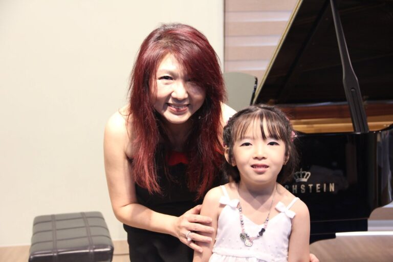 Cephas Music School, Annual Concert and Prize-Giving Day 2019, Dr. Andjelita Chendra with a student