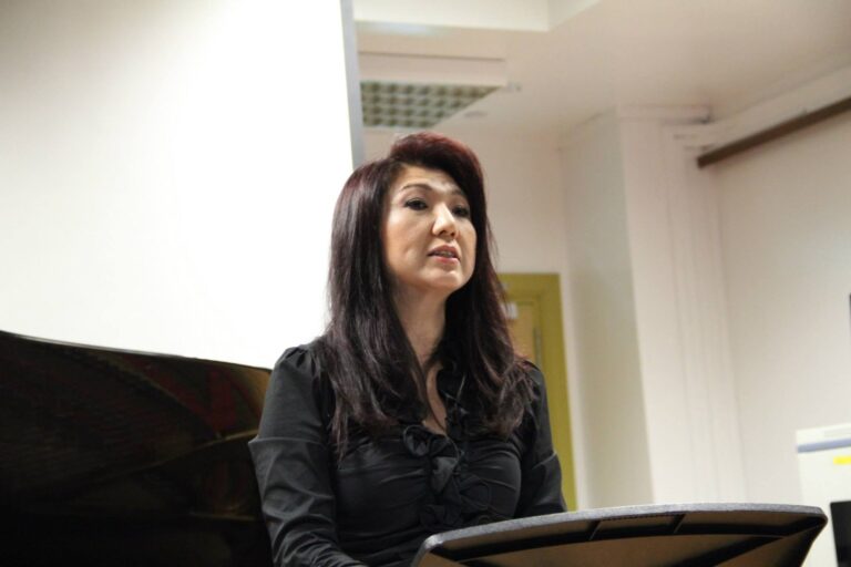 Cephas Music School, Annual Concert 2014, Dr. Andjelita Chendra with a student
